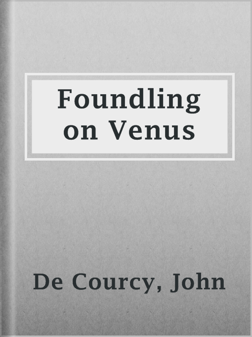 Cover image for Foundling on Venus